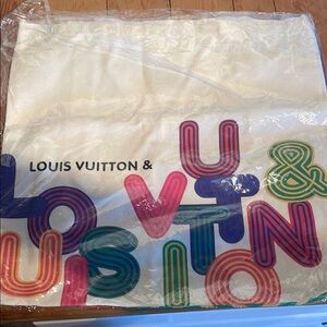 Louis Vuitton Multicolor Logo Tote Bag